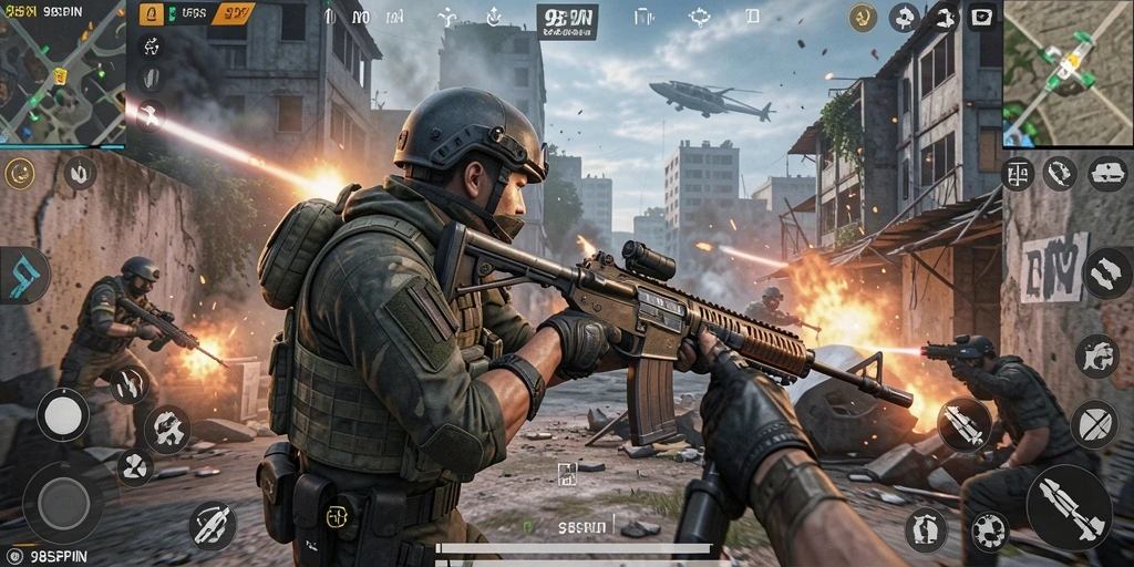 Gameplay 98SPIN yang intens dan menegangkan.