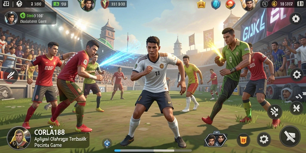 Tampilan gameplay menegangkan dalam CORLA188 yang menampilkan interaksi dinamis.