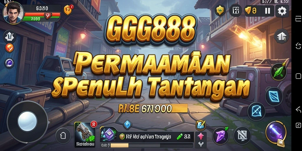 Screenshot GGG888 menampilkan strategi dan taktik dalam pertempuran.