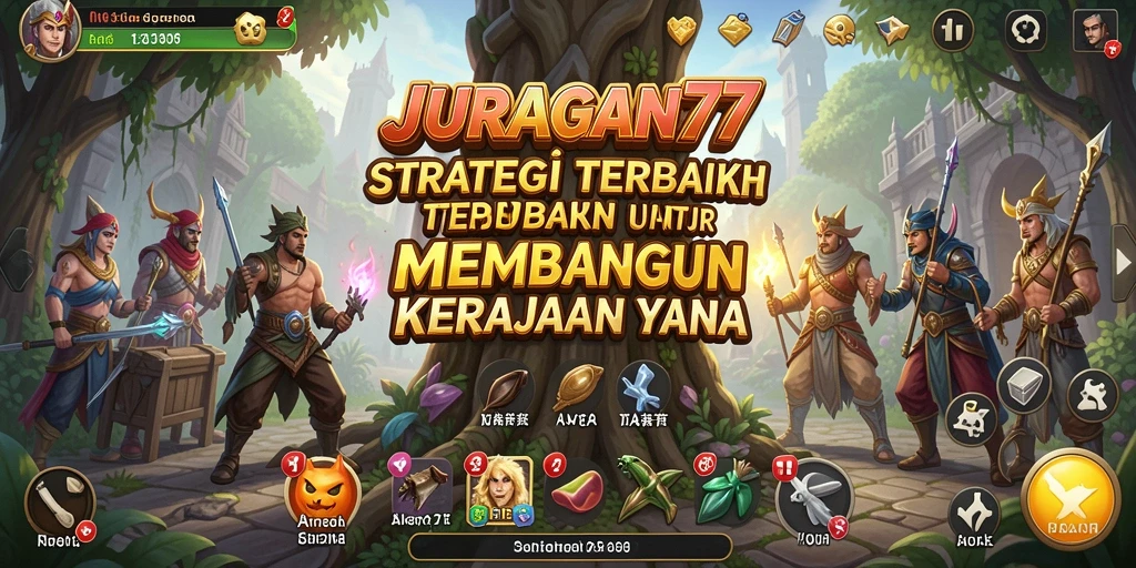 Screenshot JURAGAN77 menampilkan aksi pertempuran strategi yang mendebarkan.